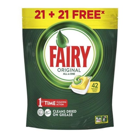 Pastillas para Lavavajillas Lemon Fairy (42 uds)