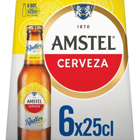 Cerveza Amstel Radler Limón 6 x 250 ml