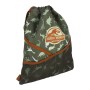 Mochila Saco Infantil Jurassic Park Verde (27 x 33 x 1 cm)