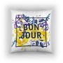 Housse de coussin Naturals Bonjour (50 x 50 cm)