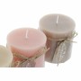 Vela DKD Home Decor Vainilla (6.8 x 6.8 x 7 cm) (3 pcs)