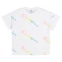 T-shirt à manches courtes homme Champion Crewneck Croptop Taille L Blanc