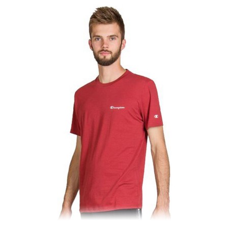 T-shirt à manches courtes homme Champion Crewneck Taille L Rouge