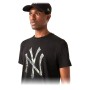 T-shirt à manches courtes homme New Era NY Yankees MLB Taille XL Noir