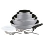 Batterie de Cuisine Tefal Ingenio Essential Cookware Gris 11 Pièces