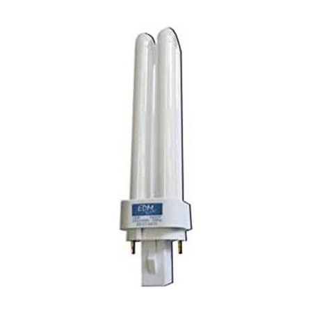 Bombilla fluorescente EDM G24D 850 lm (3200 K)