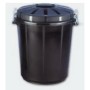 Cubo de basura Denox 70 L Negro