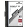 Carpeta Portafolios Durable Duraclip 60 Negro Transparente A4 25 Piezas