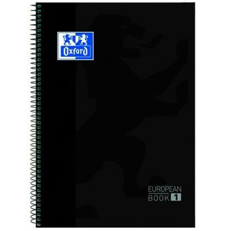 Libreta Oxford Classic A4 80 Hojas Grapas 5 Unidades Negro (5 Unidades)