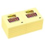 Notes Adhésives Post-it SUPER STICKY Jaune 7,6 x 7,6 cm (76 x 76 mm) (12 Unités)