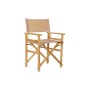 Silla de Jardín DKD Home Decor Marrón Natural Poliéster Pino (56 x 48 x 87 cm)