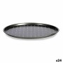 Bandeja para Horno Pizza Gris Acero al carbono 24 Unidades (33 x 1 x 33 cm)
