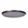 Bandeja para Horno Pizza Gris Acero al carbono 24 Unidades (33 x 1 x 33 cm)