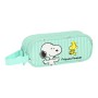 Trousse d'écolier Snoopy Friends Forever Menthe (21 x 8 x 6 cm)