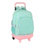 Cartable à roulettes Benetton World Menthe (33 x 45 x 22 cm)