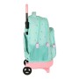 Cartable à roulettes Benetton World Menthe (33 x 45 x 22 cm)