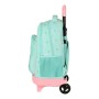 Cartable à roulettes Benetton World Menthe (33 x 45 x 22 cm)