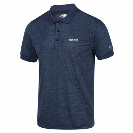 Polo de Manga Corta Hombre Regatta Remex II Azul oscuro