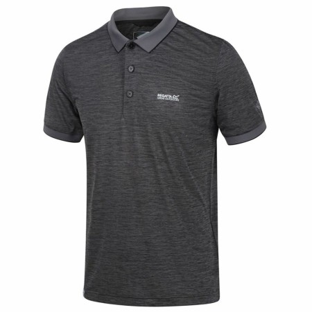 Polo de Manga Corta Hombre Regatta Remex II Gris oscuro