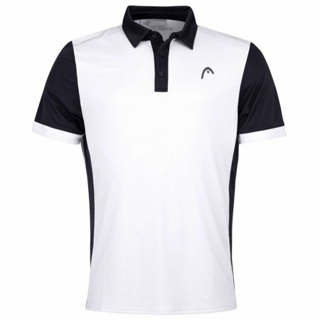 Polo de Manga Corta Hombre Head Davies Blanco 100 % poliéster