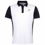 Polo à manches courtes homme Head Davies Blanc 100 % polyester