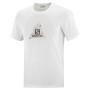 Camiseta de Manga Corta Hombre Salomon Explore Blend Blanco