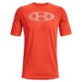 Camiseta de Manga Corta Hombre Under Armour Tech 2.0 Naranja