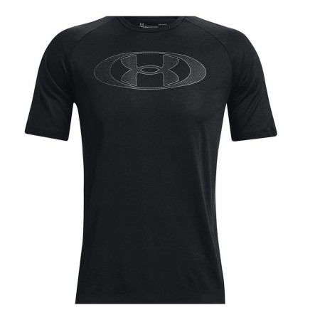 Camiseta de Manga Corta Under Armour TECH 2.0 LOCKERTAG Negro