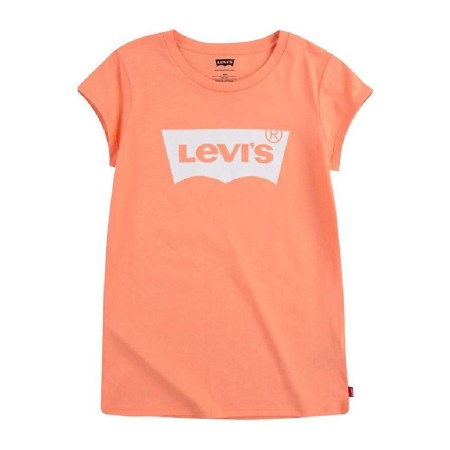 Camiseta de Manga Corta Levi's Batwing Naranja Salmón