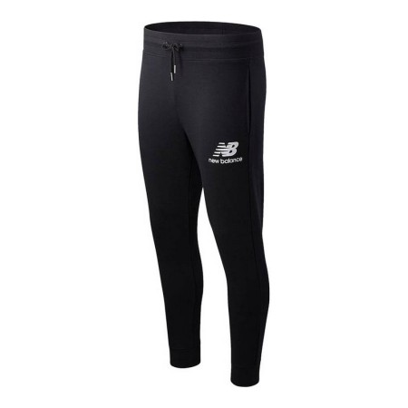 Pantalon de sport long New Balance Essential Stack Logo Noir Unisexe