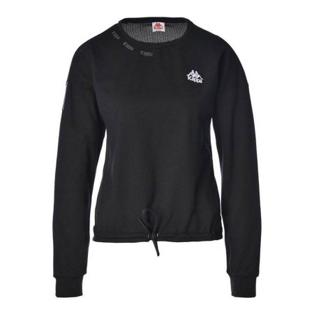 Sudadera sin Capucha Mujer Kappa Yuoanna Authentic Negro