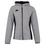 Veste de Sport pour Femme Kappa Mazama Gris Gris clair