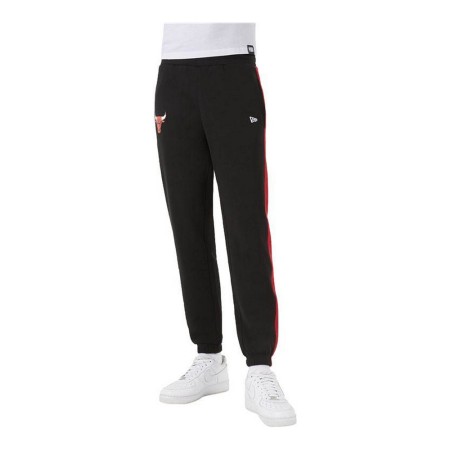 Pantalón Largo Deportivo New Era Team Logo Chicago Bulls Negro Hombre