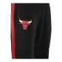 Pantalon de sport long New Era Team Logo Chicago Bulls Noir Homme