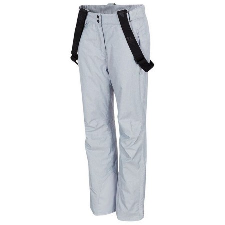 Pantalón Largo Deportivo 4F Blanco Mujer Gris claro