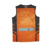 Camiseta de Tirantes Luanvi Valencia Basket Naranja Poliéster