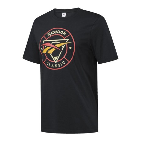 Camiseta de Manga Corta Hombre Reebok Classic Trail Negro