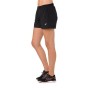 Pantalones Cortos Deportivos para Mujer Asics Silver 4In Negro