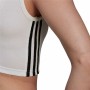Haut de Sport pour Femme Adidas Essentials 3 Stripes Blanc