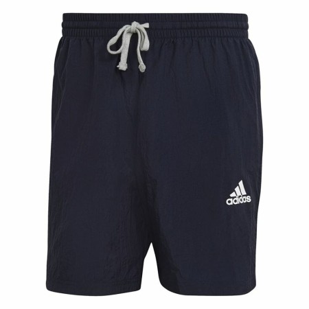 Pantalones Cortos Deportivos para Hombre Adidas Essentials Gradient Logo Negro