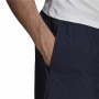 Pantalones Cortos Deportivos para Hombre Adidas Essentials Gradient Logo Negro