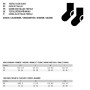 Calcetines Graphic Quarter Nike SX1822-180 Blanco 39-42