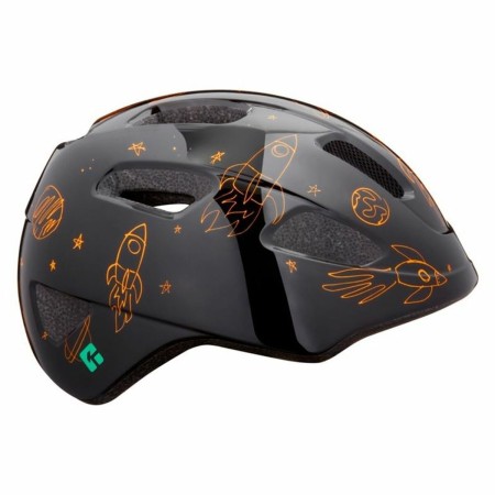 Casco de Ciclismo para Niños Lazer Pnut KinetiCore Cohete Negro Talla única