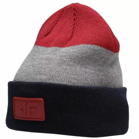 Gorro 4F HJZ22-JCAM002R Rojo Infantil Talla única (Talla única)