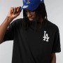 Camiseta de Manga Corta Hombre New Era Los Angeles Dodgers MLB City Graphic Oversized Negro