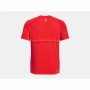 Camiseta de Manga Corta Hombre Under Armour Streaker Rojo