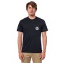 Camiseta de Manga Corta Hombre Rip Curl Horizon Badge Negro