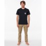 T-shirt à manches courtes homme Rip Curl Horizon Badge Noir