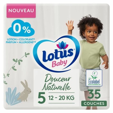 Couches Lotus Baby Natural Softness Taille 5 (35 uds)