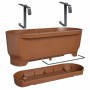 Pot Elho Greenville Easy 21 x 52 x 19,5 cm Marron